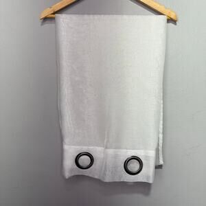 Set of 3 White Sheer Grommet Curtain Panels 52” x 84” Lightweight & Elegant